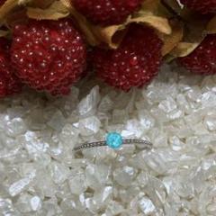 パライバトルマリン　ブラジル産0.19ct ネオンブルー