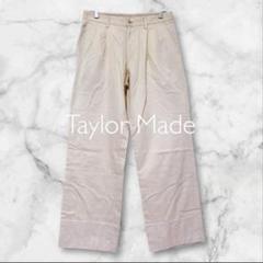 テーラーメイド ベージュ 綿パンツ ゴルフ 春夏向け メンズ79 ベルトループ