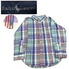 Ralph Lauren ラルフローレン チェック柄 長袖シャツ 110cm