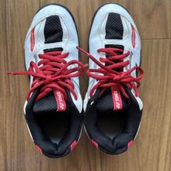 YONEX バドミントンシューズ ホワイト/ブラック/レッド22.5cm