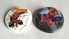 スパイダーマン 缶バッジ 2個セット - メルカリ