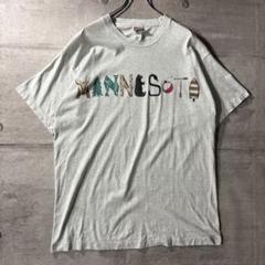 90s USA製 ミネソタ アウトドア系プリント Tシャツ XL