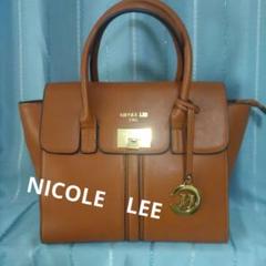未使用保管品✨NICOLE ハンドバッグ ドクターズバッグ 本革 ブラウン 71-110093.jpg
