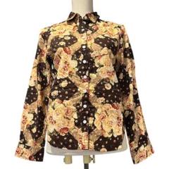ピンクハウス 薔薇柄 ブラウス M 美品