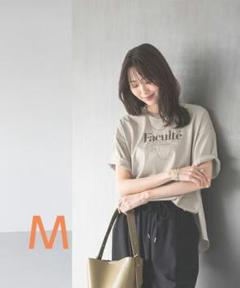【美品】グローバルワーク リッチクリーンプリントT半袖 Mサイズ