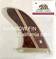 大幅値下げしました★RAINBOW ウッド　シングル　フィン　カリフォルニア製