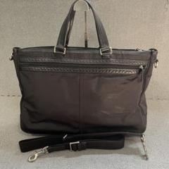 COACH ビジネスバッグ 2Way トートバッグ バンドバッグ 黒 収納多数