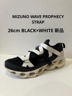 新品MIZUNO WAVEPROPHECY STRAP 26cm BL×WH