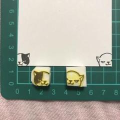 【欠品中】消しゴムはんこ［あやしいねこ達］のサムネイル