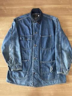 Searsデニムカバーオール 4ポケット Lサイズ