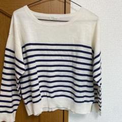 ニット ボーダー トップス