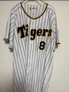 阪神タイガース　レプリカ ユニフォーム 2025 佐藤選手　Lサイズ　完売品‼️ 阪神タイガース レプリカユニフォーム(ホーム) 佐藤輝明 Lサイズ