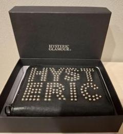 HYSTERIC GLAMOUR スタッズブック型ケース HYSTERIC GLAMOUR スタッズ三つ折り財布