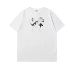 韓国　RONRON リボン Tシャツ　半袖　ホワイトシルバー