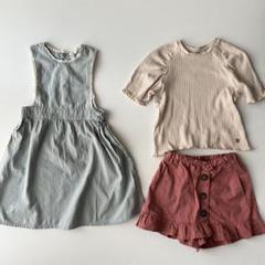 アプレレクール　ラーゴム　3点おまとめセット　100cm Tシャツ　キュロット