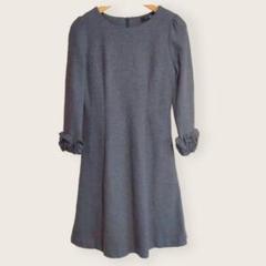 【美品】univerval museチュールワンピース 黒 FREE SIZE DearMyLoveMillor ワンピース チュールセーラーカラーワンピース