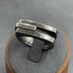 【⭐️稀少❣️silver925⭐️】グッチ　シルバー925　デザインリング　約20号