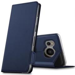 AQUOS sense7 SHG10/SH-53Cケース 手帳型 ネイビー