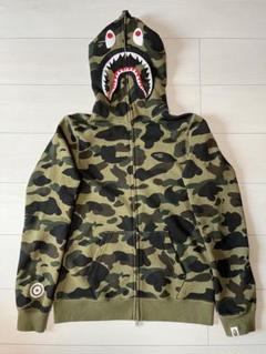 A Bathing Ape (BAPE) シャークカモ柄 フルジップ パーカー