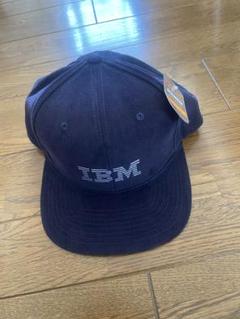 90‘S vintage IBM キャップ　アメリカ製 90-00s IBM 刺繍デザイン 6パネルキャップ ブラック | samis_osaka