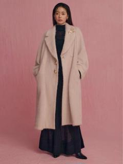 SNIDEL シャギーコクーンコート　0 SNIDEL シャギーコクーンコート