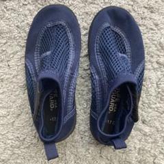 LIFE GUARD ネイビー キッズシューズ 17.0cm
