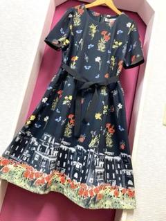 新品　スーパービューティー・花柄プリントチュニック　ピンクサイズ４４ アウトレットセール／50％OFF】【ラスト1点】スーパー