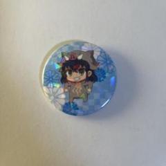 鬼滅の刃 ホログラム缶バッジ 伊之助