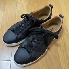 ★ドイツ発*ZARA × SR_A*新作*本革スニーカー/BLACK★ ZARA ザラ フェイクレザー スニーカー ブラック 41 27 - メルカリ