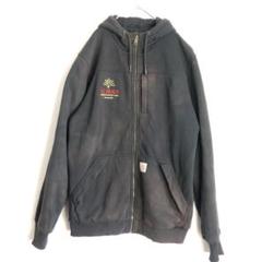 3192 Carhartt　カーハート　ロゴ　パーカー　フーディ ブラック