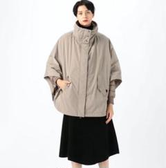 極美品 ウールリッチ トゥモローランド別注 ダウン ポンチョ 3way ベージュ