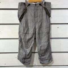 Paul Harnden サスペンダーパンツ XS/ポールハーデントラウザー ポールハーデン Paul Harnden サスペンダー付パンツ グレー系