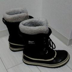 レディースブラックソレルブーツ24cm