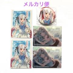 ホロライブ ローソンコラボ 百鬼あやめ フォト風カード 缶バッジ