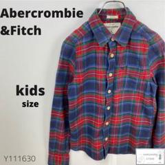 訳あり Abercrombie&Fitch アバクロ チェックシャツ 長袖 L