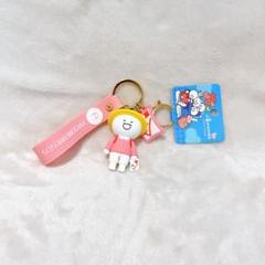 キーホルダー 男の子 小学生 1年生 おもしろ 可愛い ブルー ランドセル