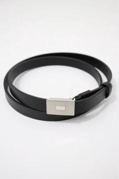 25ss 未使用 AURALEE スクウェア バックル ベルト レザー