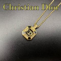 極美品✨　Dior　ネックレス　CD ロゴ　ラインストーン　希少　刻印　804 極美品✨ Dior ネックレス CD ロゴ ラインストーン 希少 刻印