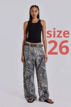 JADED LONDON Forest Camo Colossus Jeans