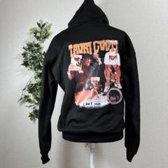 トラヴィススコットパーカー 付き グラフィックデザイン Travis Scott トラビス・スコット ヴィンテージ加工 パーカー L