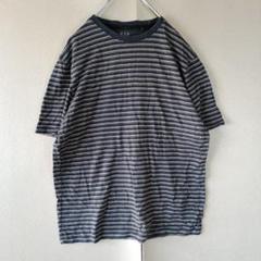 アメカジ　マリンコーデ　細ボーダーTシャツ　グランジ　カートコバーン