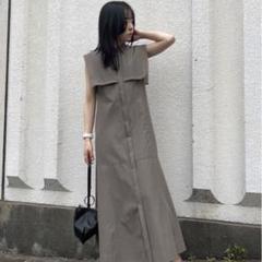 【美品】STUDIOS パネルヘムシャツワンピース ホワイト STUDIOUS（ステュディオス）の「【STUDIOUS/ステュディオス