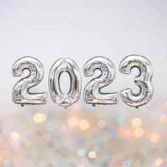 2023 バールン 数字風船 40インチ 大きいサイズ シルバー