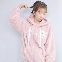 タグ付き✨ スパンコール ビジュー ファー 豪華なキティちゃんフルジップパーカー えっくす☆きゅーと15thシリーズ「Melty☆Cute/Little Punkish