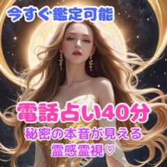 ちょっとスピリチュアルなお悩みに 霊感霊視 タロット 電話占い 電話鑑定 秘密の本音を占い放題♡】電話占い40分❤︎お悩み何でもOK♪霊感