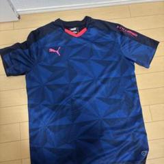 PUMA 幾何学模様 ネイビージャケット 新品タグ付き PUMA マンチェスターシティ 22/23 プレマッチ ジャケット