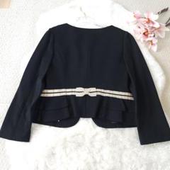 美品✨TOCCA ショート丈ノーカラージャケットリボンXL TOCCA（ノーカラージャケット）のフリマアイテム一覧