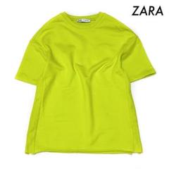 ZARA ザラ★半袖Tシャツ スウェット素材 イエロー 黄色 メンズ