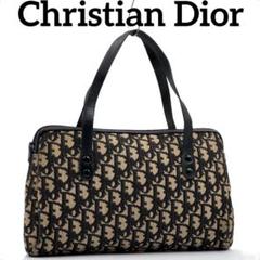 ChristianDior ハンドバッグ トロッター キャンバス レザー CD