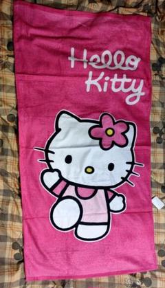 Sanrio Hello kitty ラベンダーカオハナ　1999年キティタオル Sanrio Hello kitty ラベンダーカオハナ1999年キティタオル